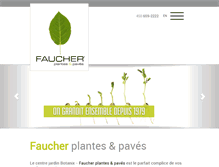 Tablet Screenshot of faucherbotanix.com